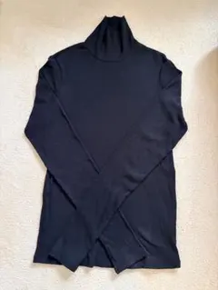GU ブラック タートルネック L