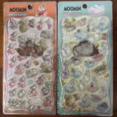 【正規品】MOOMIN プチドロップステッカー 2種セットのサムネイル