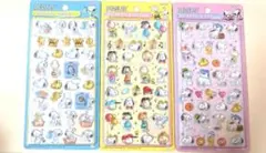 《正規品》ボンボンドロップシール PEANUTS スヌーピー 3シート