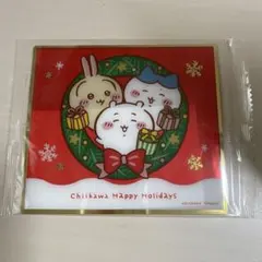 ま*離様 ちいかわ オリジナルクリア色紙　クリスマスケーキ