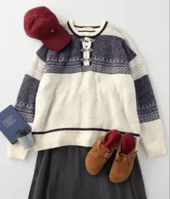 ❀最終お値下げ中❀ MN.L レトロチロルニットプルオーバー