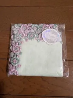 ［新品］近沢レースタオルハンカチ『ペチュニア』