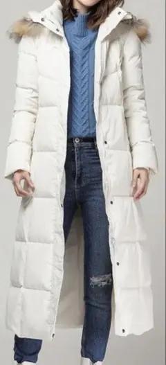 新品　ダウン　ロングコート