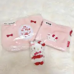 ハローキティ 当たりくじ 1番くじ　トートバッグ　マスコット　巾着　3点セット