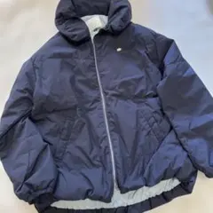 ポンポネット ネイビー ダウンコート L 160