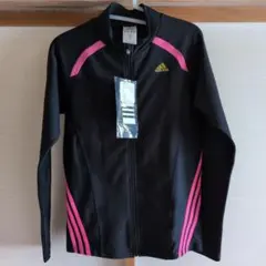 adidas ブラック ピンク ジャージ