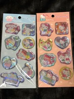 ウォーターシール　サンリオ　ハローキティ　シナモロール