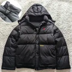 美品☆ポロラルフローレン　2way　ダウンジャケット　黒　М（10 12 ）