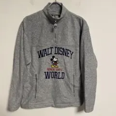 WALT DISNEY ミッキーマウス ハーフジップ フリーストレーナー L