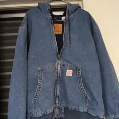 Levi's デニムフーディージャケット 中綿キルティング XLのサムネイル