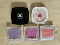 アイシャドウ まとめ売り5点セット シャネル ルナソル シュウウエムラ エテュセ