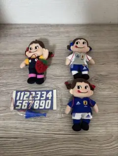 不二家 マイリトル ペコちゃん マスコット ぬいぐるみ　F