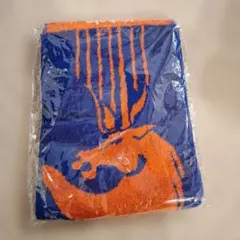 Kubota 応援タオル 青とオレンジ 200x1100mm