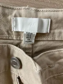 H&M ベージュ スリムフィットパンツ EUR 44