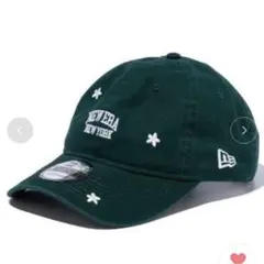 NEW ERA ニューエラ 9TWENTY キャップ フラワー ダークグリーン