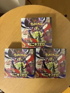 ポケモンカード ムニキスゼロ3BOX 未開封　シュリンク付き