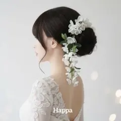 【ヘアアクセサリー】結婚式 髪飾り 卒業式 ブライダル 花嫁 ウェディング 花