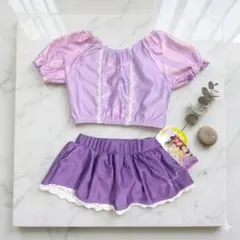 新品タグ付き★ディズニー プリンセス ラプンツェル セパレート水着 95cm