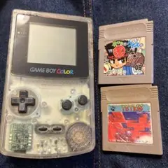 ゲームボーイ　カラー　クリア　ソフトおまけ　ジャンク