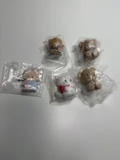 mikko ラテ ヘアクリップ＋肩ズンFig＋ムースソフビ