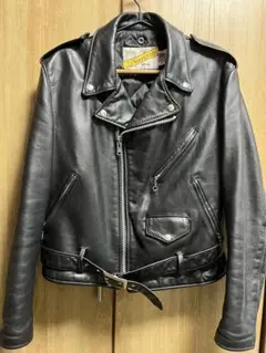現行✨【米国製】schott シングルライダース 40サイズ ブラック 黒 楽天市場】ショット SCHOTT 141 シングルライダース ブラック
