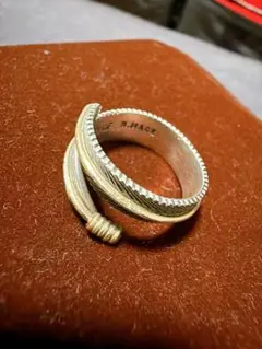 ジュエリーマキ K9 リング 10号 ゴールド 指輪 ロープ 編み込み - メルカリ