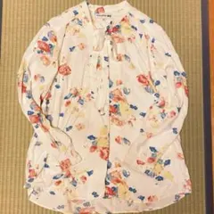 UNIQLO INES DE LA FRESSANGE フラワープリントブラウス