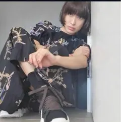 山田優さん私服着用　ZARAコットンワンピースドレス