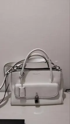 MARC JACOBS マークジェイコブス ショルダー ハンドバッグ 2way白