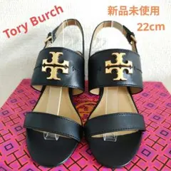 ​【新品未使用】Tory Burch トリバーチ　エレノア 黒 5 (22cm)のサムネイル