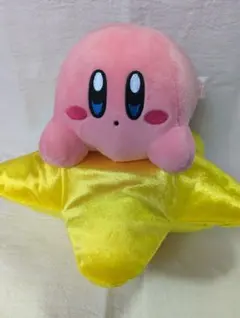 カービィ ぬいぐるみ 星型クッション付きのサムネイル