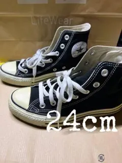 コンバース CONVERSE ALL STAR ブラック24センチのサムネイル