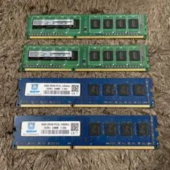 DDR3 24GB デスクトップPCメモリ (8GB×2枚・4GB×2枚)