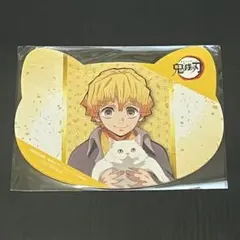 鬼滅の刃 ナンジャタウン 2021 ねこ型イラストシート 我妻善逸 新品未使用