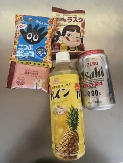 菓子、ノンアルコールビール、沖縄パインジュースセットのサムネイル