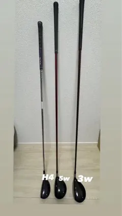 タイトリスト クラブセット 3w. 5w. H4 レフティ用