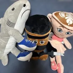 【新品・未使用】イタリアンブレインロット 特大BIGぬいぐるみ　3体セット