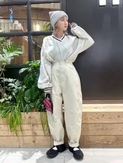 カーブパンツ カジュアルパンツ