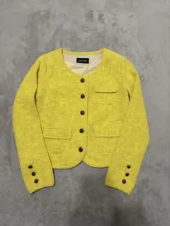 Mason Gray ノーカラージャケット イエロー