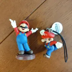 任天堂 マリオ フィギュア ストラップ セット - メルカリ