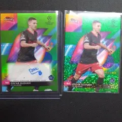 topps finest oscar gloukh RC auto