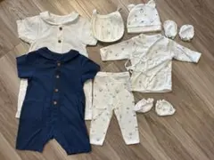 新生児　ユニクロ　カバーオール、まとめ売り