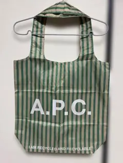 A.P.C.　ストライプエコバッグ