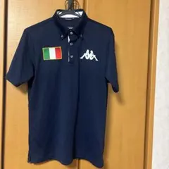 Kappa ネイビー ポロシャツ Oサイズ