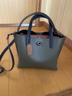 コーチ オリーブグリーン ショルダーバッグ
