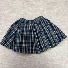 チェックスカート 120