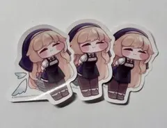トリッカル×あみあみ ネル 特典ステッカー 3枚セット