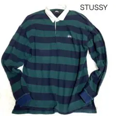 STUSSYステューシー　長袖ポロシャツ　ラガーシャツ