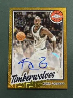 50枚限定 Kevin Garnett Topps Chrome Gold