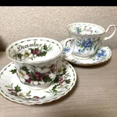 ロイヤル アルバート ROYAL ALBERT カップ&ソーサー Jan 1月 - メルカリ